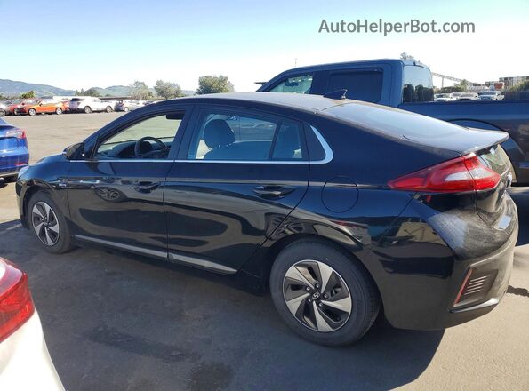 KMHC75LC8KU139215 2019 HYUNDAI IONIQ Черный Задняя левая четверть