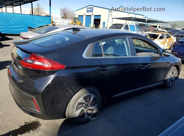 KMHC75LC8KU139215 2019 HYUNDAI IONIQ Черный Задняя правая четверть