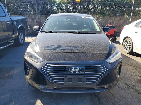 KMHC75LC8KU139215 2019 HYUNDAI IONIQ Черный Вид спереди