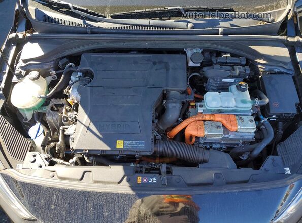 KMHC75LC8KU139215 2019 HYUNDAI IONIQ Черный Вид задней части салона