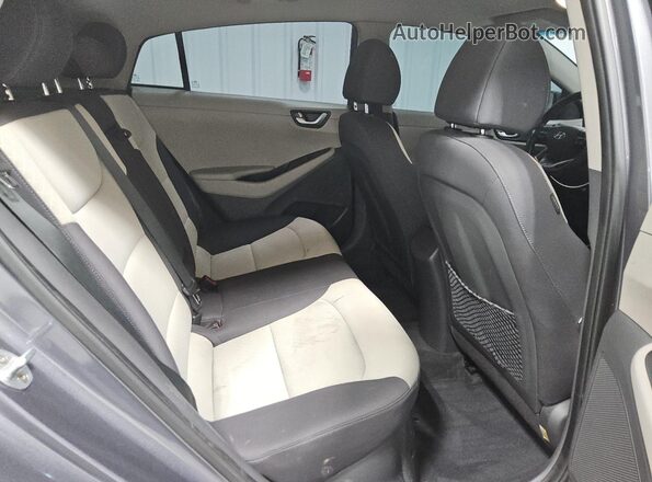 KMHC75LCXHU049427 2017 HYUNDAI IONIQ Серый Вид задней части салона