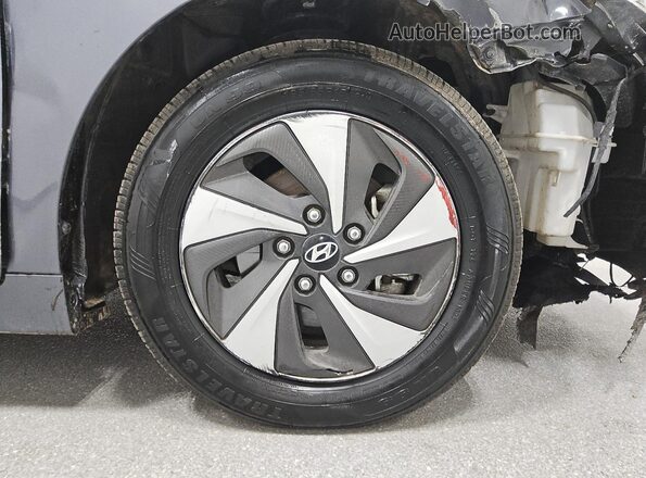 KMHC75LCXHU049427 2017 HYUNDAI IONIQ Серый 