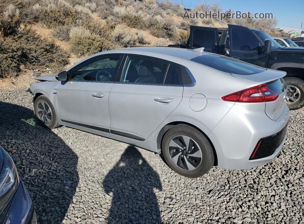 KMHC75LCXHU057706 2017 HYUNDAI IONIQ Серебряный Задняя левая четверть