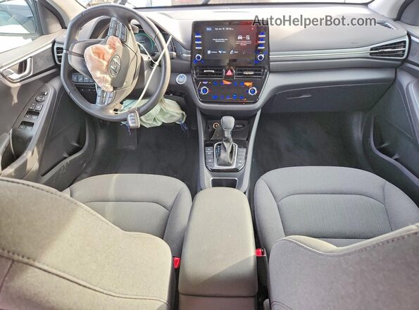 KMHC75LD0MU248229 2021 HYUNDAI IONIQ White Widok deski rozdzielczej