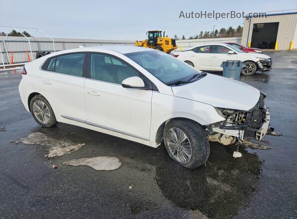 KMHC75LD0MU248229 2021 HYUNDAI IONIQ White Przód prawy