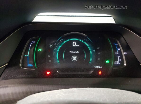 KMHC75LD1MU249776 2021 HYUNDAI IONIQ Черный Вид щитка приборов