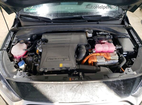 KMHC75LD1MU249776 2021 HYUNDAI IONIQ Черный Вид задней части салона