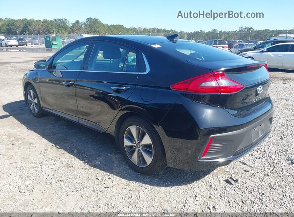 KMHC75LD2KU161820 2019 HYUNDAI IONIQ PLUG-IN HYBRID Черный Задняя левая четверть