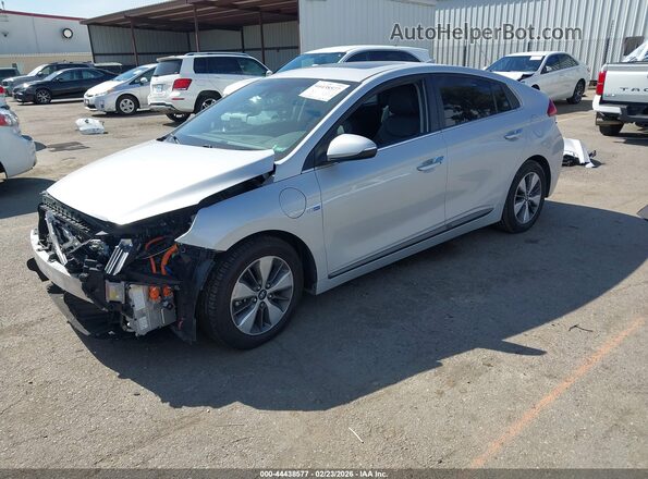 KMHC75LD3KU160000 2019 HYUNDAI IONIQ PLUG-IN HYBRID Серебряный Передняя левая четверть