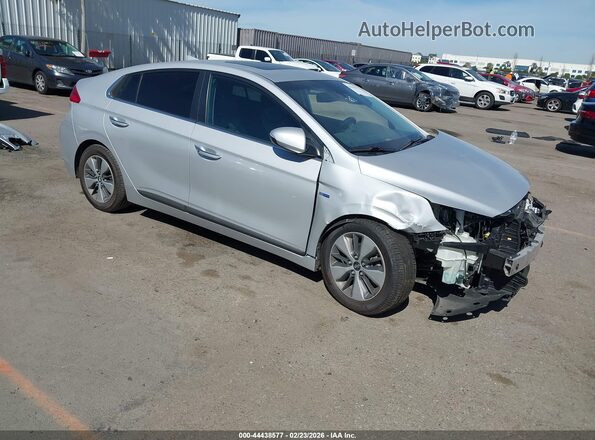 KMHC75LD3KU160000 2019 HYUNDAI IONIQ PLUG-IN HYBRID Серебряный Передняя правая четверть