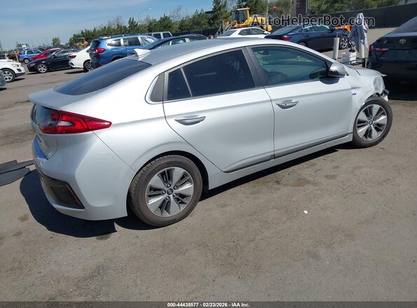 KMHC75LD3KU160000 2019 HYUNDAI IONIQ PLUG-IN HYBRID Серебряный Задняя правая четверть