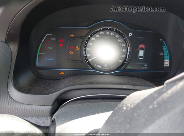 KMHC75LD3KU160000 2019 HYUNDAI IONIQ PLUG-IN HYBRID Серебряный Вид задних сидений