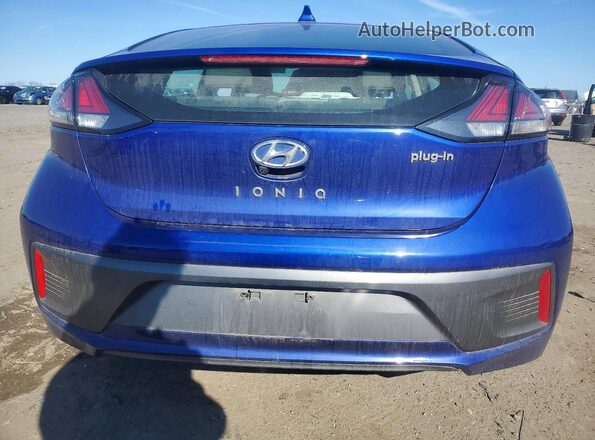KMHC75LD8NU283408 2022 HYUNDAI IONIQ Синий Вид сзади