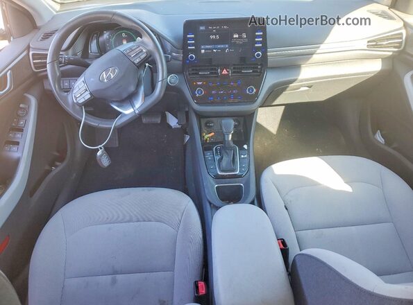 KMHC75LD8NU283408 2022 HYUNDAI IONIQ Синий Вид панели приборов
