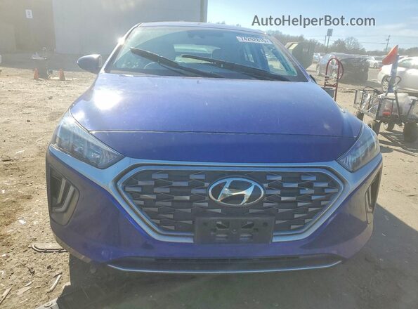 KMHC75LD8NU283408 2022 HYUNDAI IONIQ Синий Вид спереди