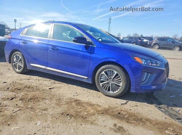 KMHC75LD8NU283408 2022 HYUNDAI IONIQ Синий Передняя правая четверть