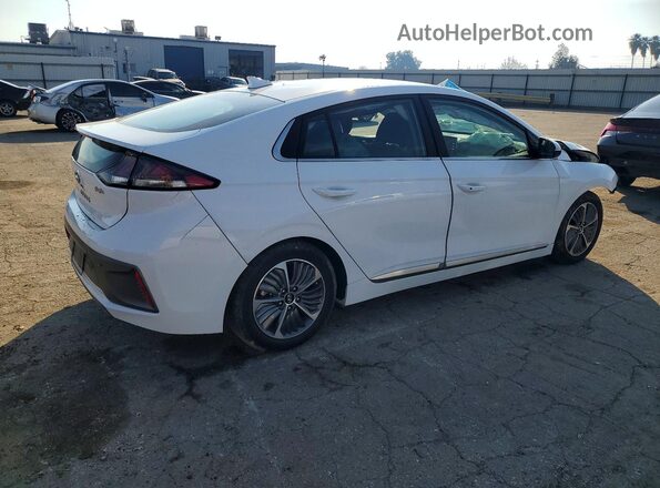 KMHC75LD9MU248438 2021 HYUNDAI IONIQ Белый Задняя правая четверть