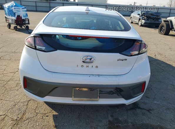 KMHC75LD9MU248438 2021 HYUNDAI IONIQ Белый Вид сзади