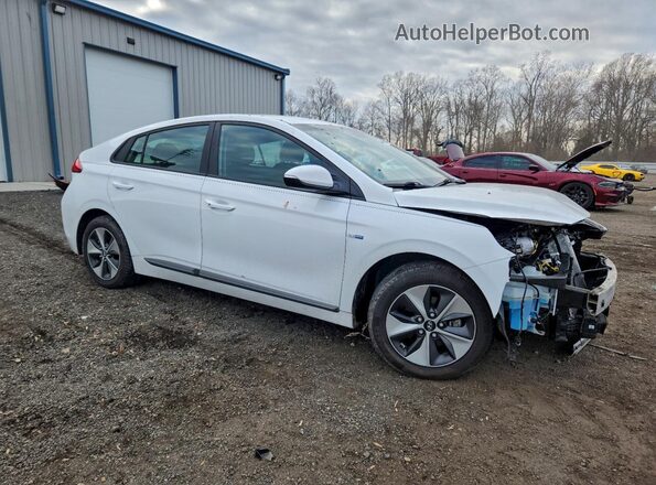 KMHC75LH9KU045193 2019 HYUNDAI IONIQ Белый Передняя правая четверть