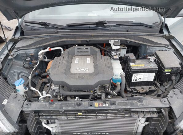 KMHC75LJXLU073993 2020 HYUNDAI IONIQ ELECTRIC Turquoise Widok z tyłu