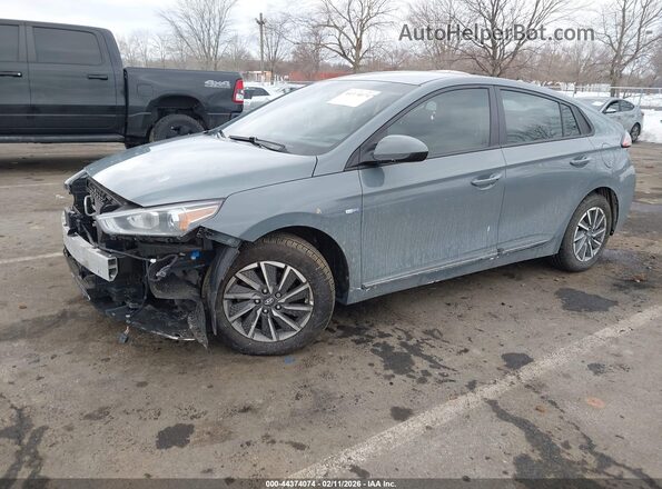 KMHC75LJXLU073993 2020 HYUNDAI IONIQ ELECTRIC Turquoise Przód lewy