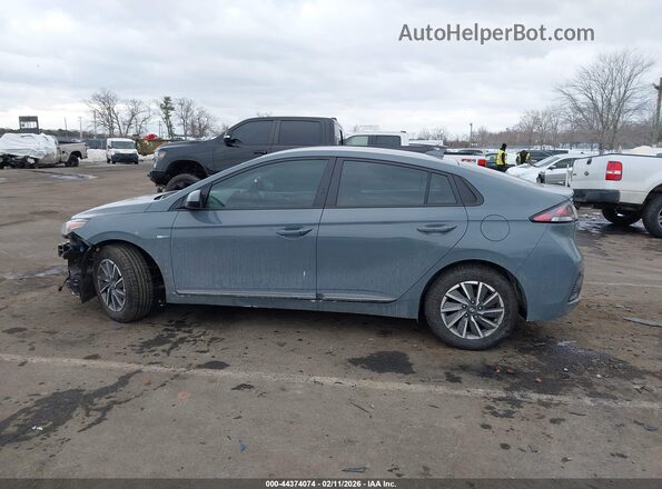 KMHC75LJXLU073993 2020 HYUNDAI IONIQ ELECTRIC Turquoise Widok wnętrza 360 stopni