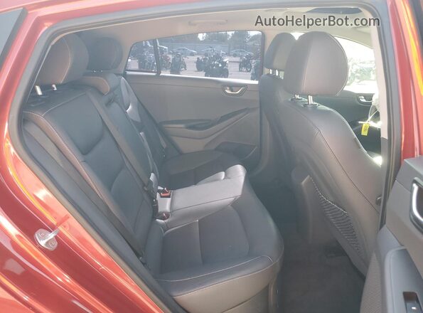 KMHC85LC1KU111026 2019 HYUNDAI IONIQ Красный Вид задних сидений