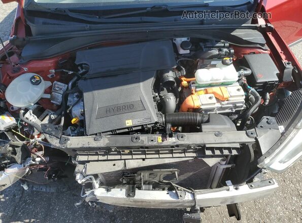 KMHC85LC1KU111026 2019 HYUNDAI IONIQ Красный Вид задней части салона