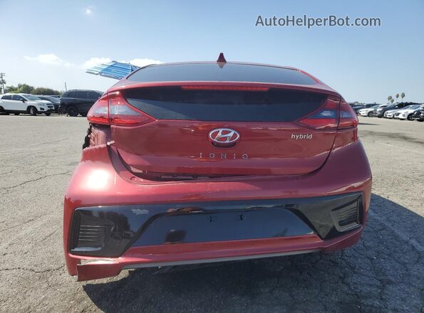 KMHC85LC1KU111026 2019 HYUNDAI IONIQ Красный Вид сзади