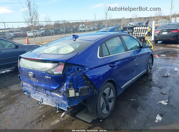 KMHC85LC4NU269719 2022 HYUNDAI IONIQ HYBRID Blue Tył prawy