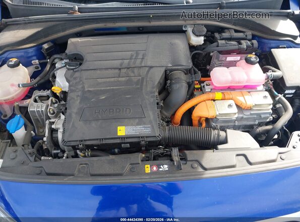 KMHC85LC4NU269719 2022 HYUNDAI IONIQ HYBRID Blue Widok z tyłu