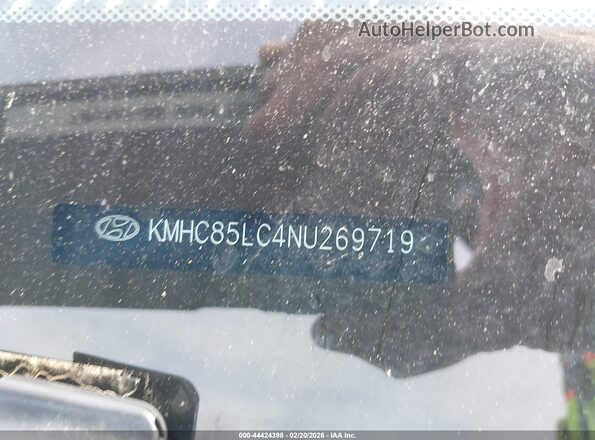 KMHC85LC4NU269719 2022 HYUNDAI IONIQ HYBRID Blue Widok komory silnika