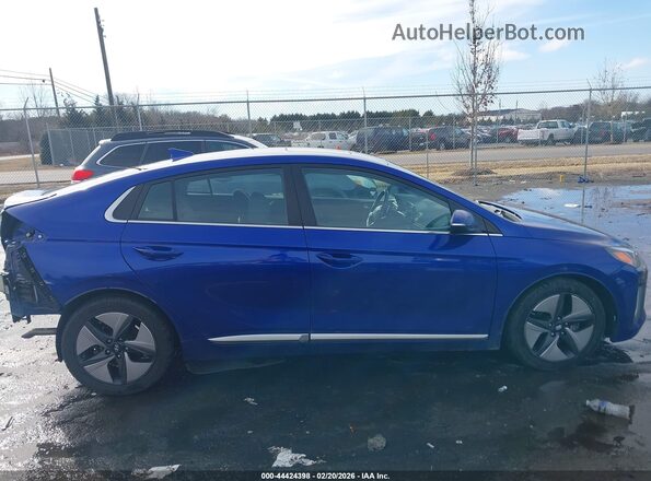 KMHC85LC4NU269719 2022 HYUNDAI IONIQ HYBRID Blue Widok wnętrza 360 stopni