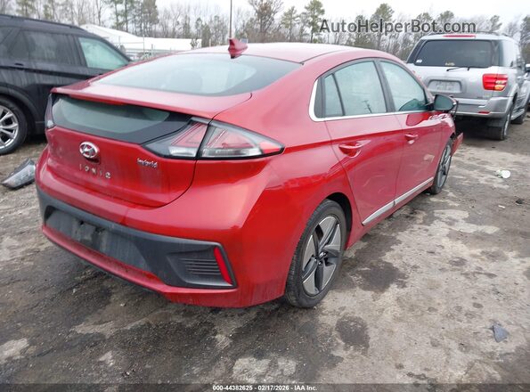 KMHC85LC8NU266497 2022 HYUNDAI IONIQ HYBRID Красный Задняя правая четверть