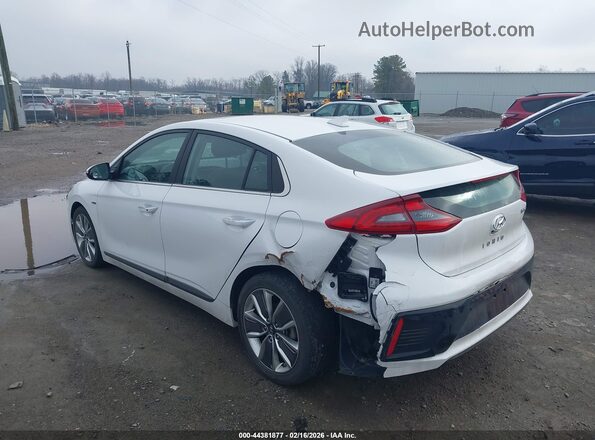 KMHC85LCXKU124292 2019 HYUNDAI IONIQ HYBRID Белый Вид спереди