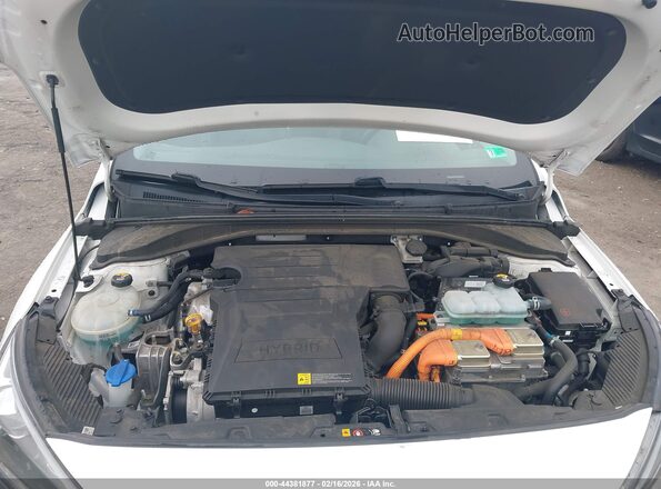 KMHC85LCXKU124292 2019 HYUNDAI IONIQ HYBRID Белый Вид сзади