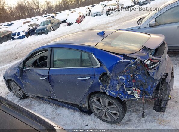 KMHC85LCXKU144350 2019 HYUNDAI IONIQ HYBRID Blue Widok wnętrza 360 stopni