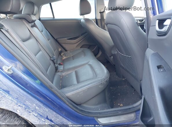 KMHC85LCXKU144350 2019 HYUNDAI IONIQ HYBRID Blue Widok naklejki z numerem VIN