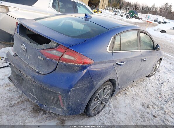 KMHC85LCXKU144350 2019 HYUNDAI IONIQ HYBRID Blue Tył prawy