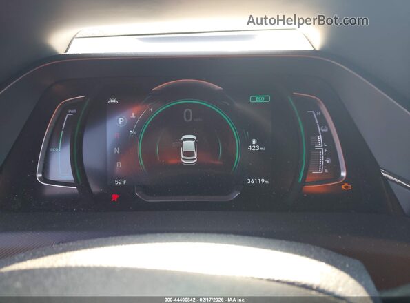KMHC85LCXLU232882 2020 HYUNDAI IONIQ HYBRID Красный Вид задних сидений