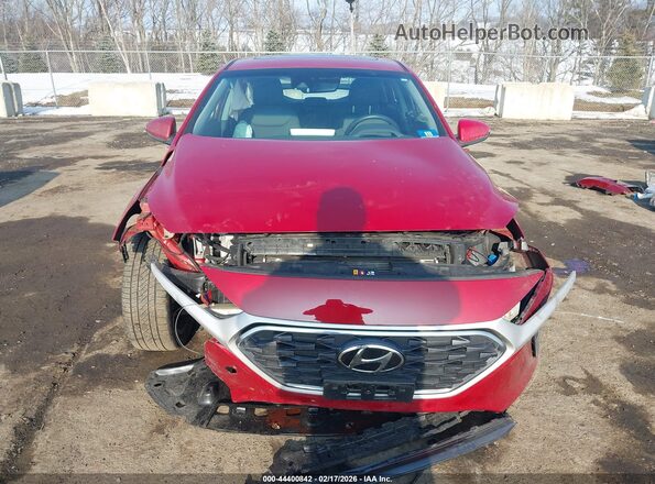 KMHC85LCXLU232882 2020 HYUNDAI IONIQ HYBRID Красный Вид задней части салона