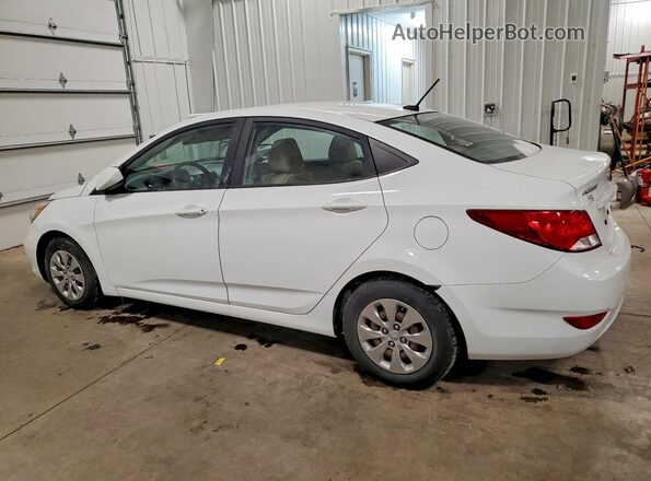KMHCT4AE2HU278047 2017 HYUNDAI ACCENT Белый Задняя левая четверть