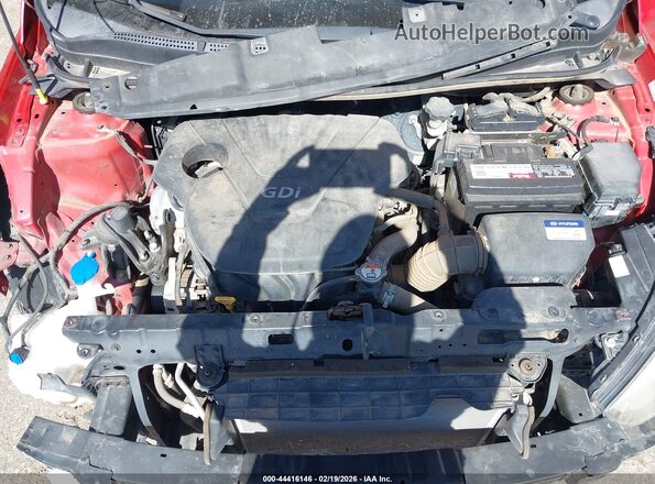 KMHCT4AE3GU975631 2016 HYUNDAI ACCENT Красный Вид сзади