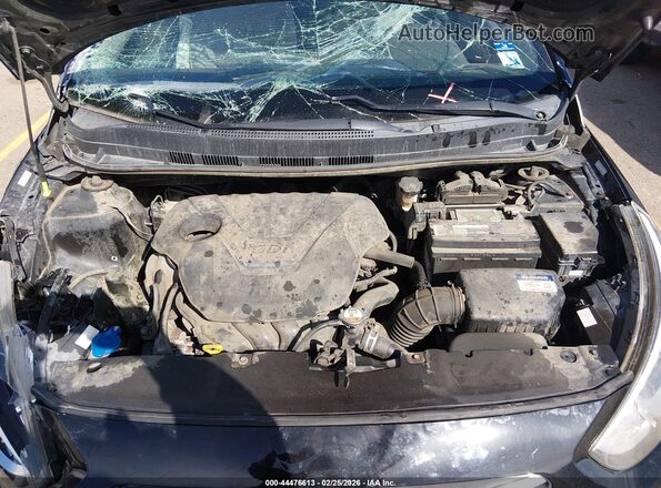 KMHCT4AE5HU313180 2017 HYUNDAI ACCENT Черный Вид сзади