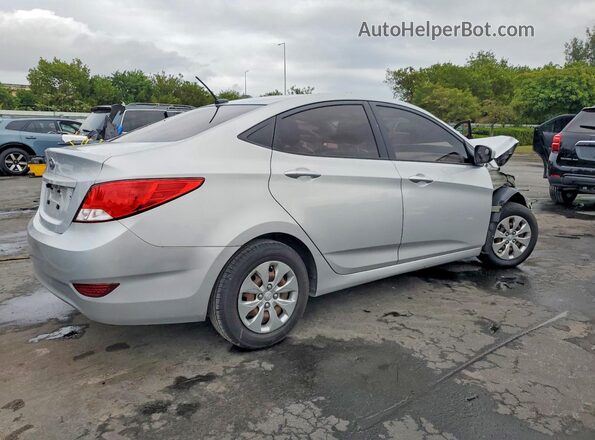 KMHCT4AE6GU009953 2016 HYUNDAI ACCENT Silver Tył prawy