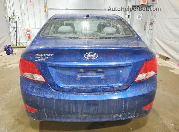 KMHCT4AE8GU028360 2016 HYUNDAI ACCENT Синий Вид сзади