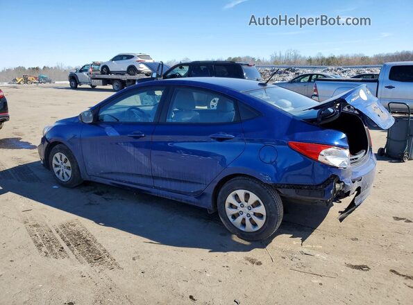 KMHCT4AE9GU972779 2016 HYUNDAI ACCENT Blue Tył lewy