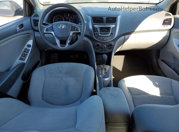 KMHCT4AE9GU972779 2016 HYUNDAI ACCENT Blue Widok deski rozdzielczej