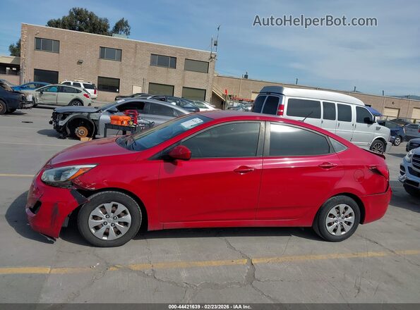 KMHCT4AEXGU090729 2016 HYUNDAI ACCENT Red Widok wnętrza 360 stopni