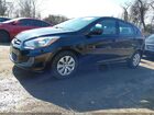 2017 Hyundai Accent Se Black vin: KMHCT5AE3HU347656